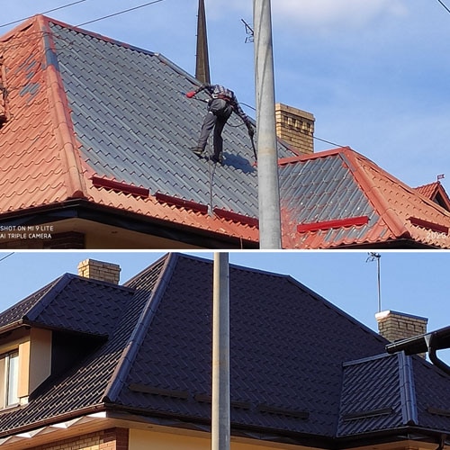 malowanie dachu